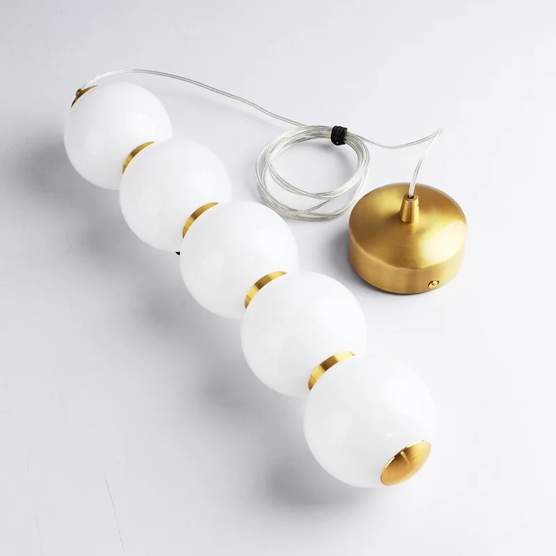 Nordic Acrylic Ball Chandelier Modern White Ball Restaurant Bar Kitchen Pendant Lights Bedroom Bedside Golden Warm Hanging
Nordic Acrylic Ball Chandelier Modern White Ball Restaurant Bar Kitchen Pendant Lights Bedroom Bedside Golden Warm Hanging