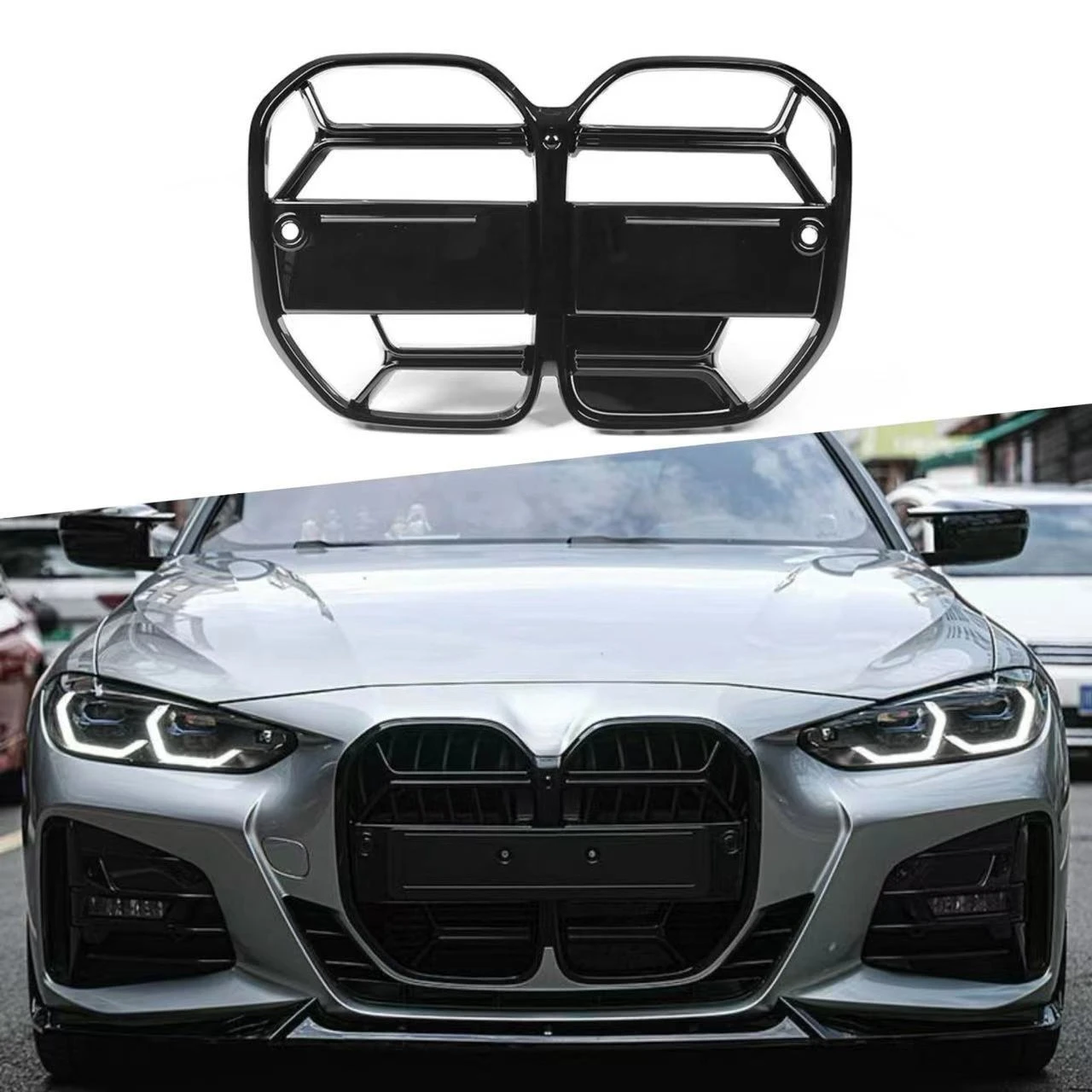 For 2021-2024 BMW 4 Series 2 Door G22 Racing grille Body Kit CS Style Grille Original Car Replacement
For 2021-2024 BMW 4 Series 2 Door G22 Racing grille Body Kit CS Style Grille Original Car Replacement