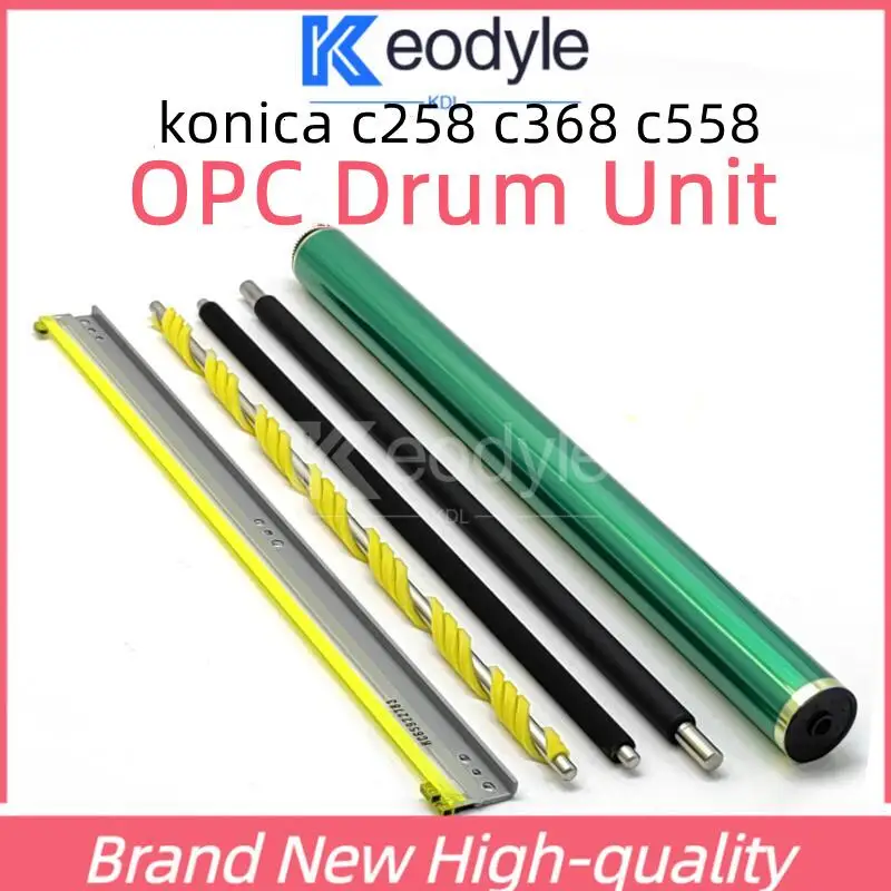 OPC Drum Unit minolta c458 c308 konica c258 c368 c558 558 458e bizhub 368e 658 drum claening blade pcr cleaning roller parts
OPC Drum Unit minolta c458 c308 konica c258 c368 c558 558 458e bizhub 368e 658 drum claening blade pcr cleaning roller parts
