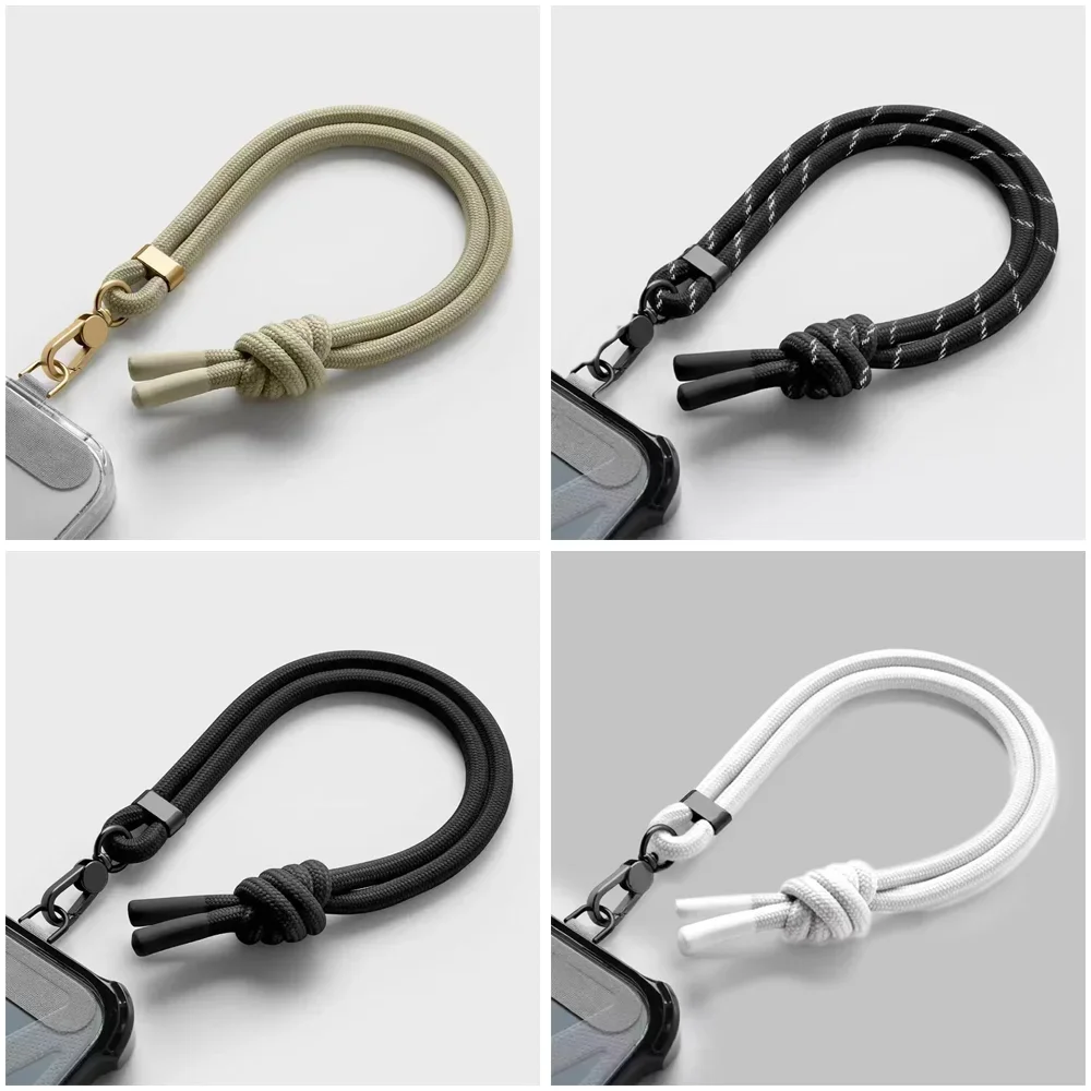 Black Whtei Khaki Functional Nylon Phone Charm Short Chain Mobile Phone Straps for IPhone Lanyard Bracelet for Samsung Galaxy
Black Whtei Khaki Functional Nylon Phone Charm Short Chain Mobile Phone Straps for IPhone Lanyard Bracelet for Samsung Galaxy