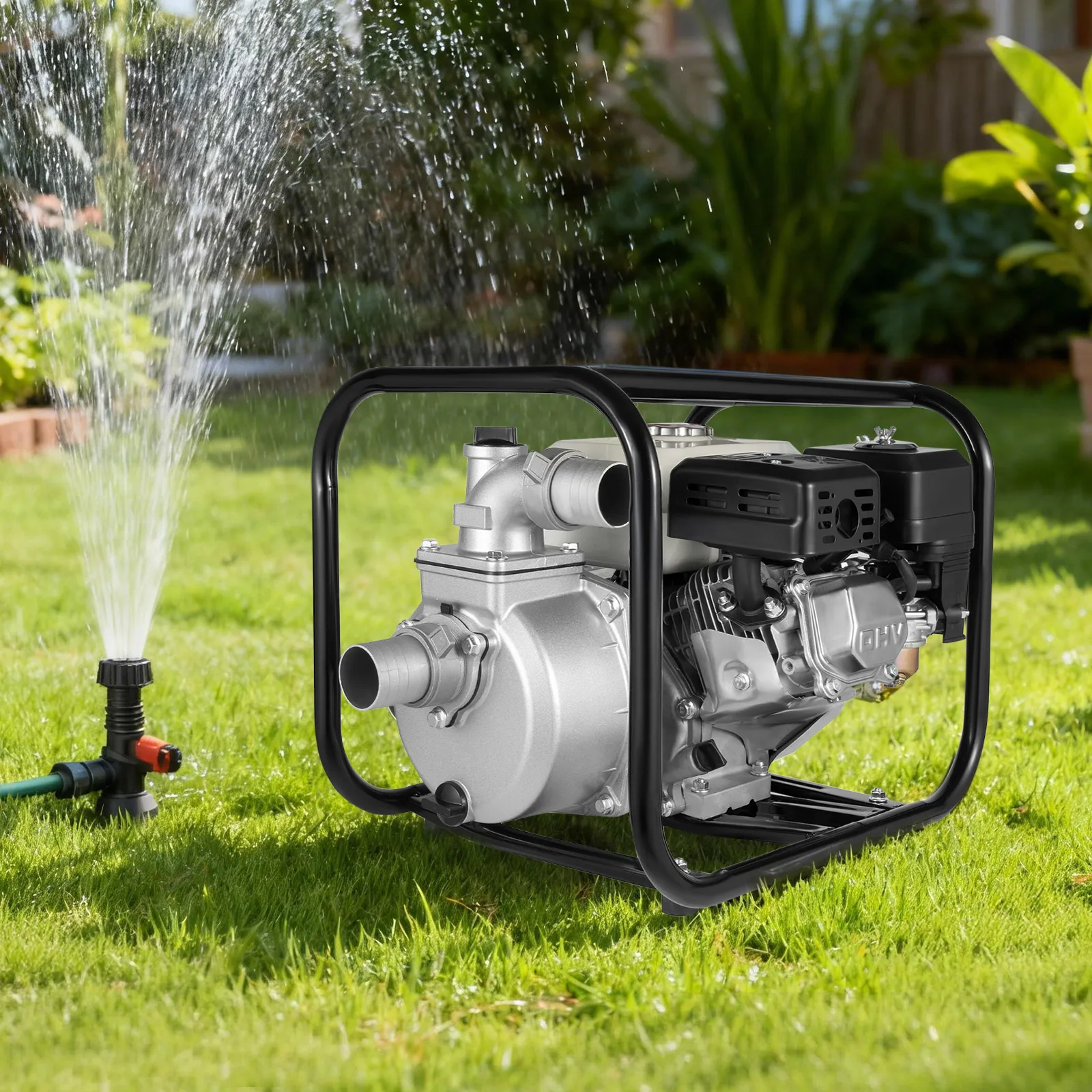 Bymaocar Agricultural Water Pump 6.5HP 2 Inch 4 Stroke Gasoline Engine 210cc 3600RPM 4.8KW 9510GPH 92ft Lift 23ft Suction Low Noise Easy Pull Start for Irrigation Drainage Farm Use
Bymaocar Agricultural Water Pump 6.5HP 2 Inch 4 Stroke Gasoline Engine 210cc 3600RPM 4.8KW 9510GPH 92ft Lift 23ft Suction Low Noise Easy Pull Start for Irrigation Drainage Farm Use