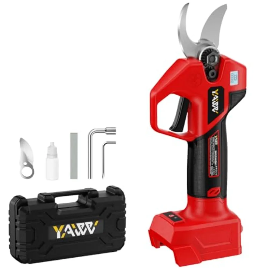 Brushless Electric Pruning Shears Battery Portable Cordless Pruning Shears with LCD Display&SK5 Blades Adjustable Cutting Diame
Brushless Electric Pruning Shears Battery Portable Cordless Pruning Shears with LCD Display&SK5 Blades Adjustable Cutting Diame