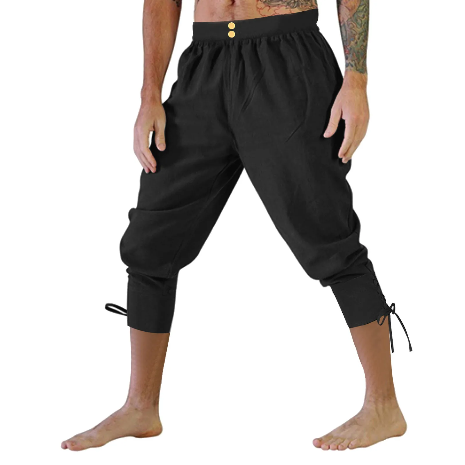 Men Pants Retro Solid Color Pants Ankle Strap Pants Medieval Quick Drying Pants Male Clothes Casual Trousers Trousers
Men Pants Retro Solid Color Pants Ankle Strap Pants Medieval Quick Drying Pants Male Clothes Casual Trousers Trousers