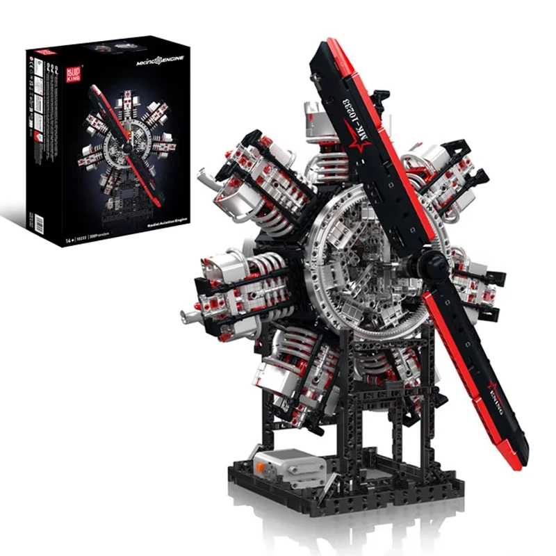 Mould King 10233 Radial Engine Model Building Kit 3089PCS Aviation STEM With Power Drive For Kids Adults Creative Gift
Mould King 10233 Radial Engine Model Building Kit 3089PCS Aviation STEM With Power Drive For Kids Adults Creative Gift