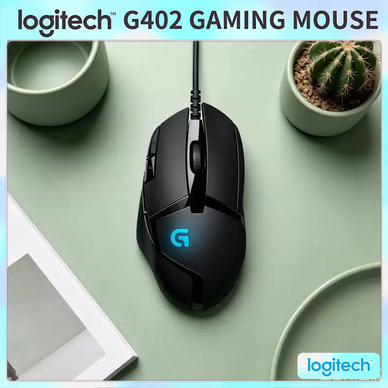Logitech G402 Wired Gaming Mouse Delta Zero Optical Sensor 500 IPS 8 Buttons Anti-Slip for Extended Late-Night Gaming Sessions
Logitech G402 Wired Gaming Mouse Delta Zero Optical Sensor 500 IPS 8 Buttons Anti-Slip for Extended Late-Night Gaming Sessions