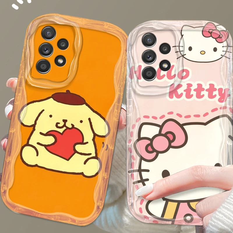 Cute Anime Sanrio Cartoon For Samsung A55 A54 A53 A52 A35 A34 A33 A32 A25 A24 A23 A22 A21S A15 A13 A14 5G Wave Oil Cover
Cute Anime Sanrio Cartoon For Samsung A55 A54 A53 A52 A35 A34 A33 A32 A25 A24 A23 A22 A21S A15 A13 A14 5G Wave Oil Cover