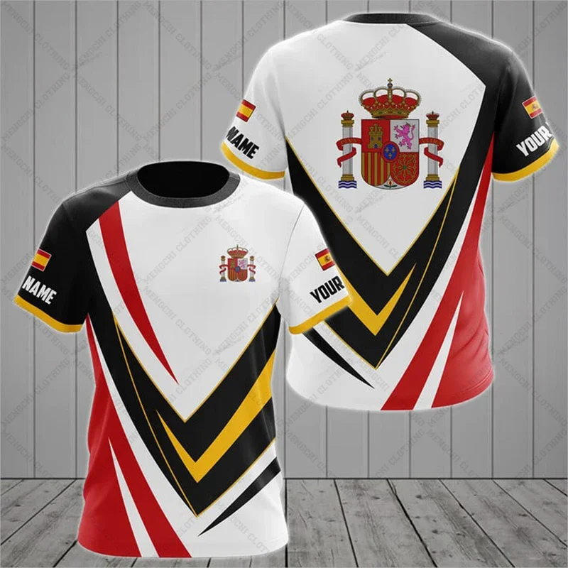 Customized Spain Emblem Graphic T-shirts Fast Dry Jersey Sportswear For Men Women And Kids Casual Streetwear Oversized Tees
Customized Spain Emblem Graphic T-shirts Fast Dry Jersey Sportswear For Men Women And Kids Casual Streetwear Oversized Tees