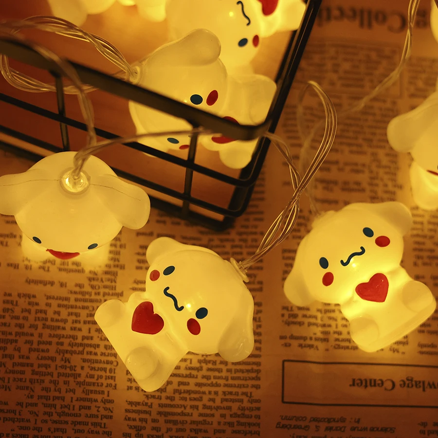 LED cartoon children's room decoration light string cute little dog love girl bedroom atmosphere light
LED cartoon children's room decoration light string cute little dog love girl bedroom atmosphere light