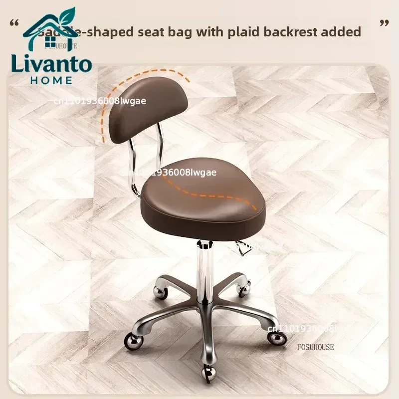 Modern Professional Barber Chair for Barber Shop Liftable Chairs with Wheels Creative Backrest Salon Chair for Beauty Salon H
Modern Professional Barber Chair for Barber Shop Liftable Chairs with Wheels Creative Backrest Salon Chair for Beauty Salon H