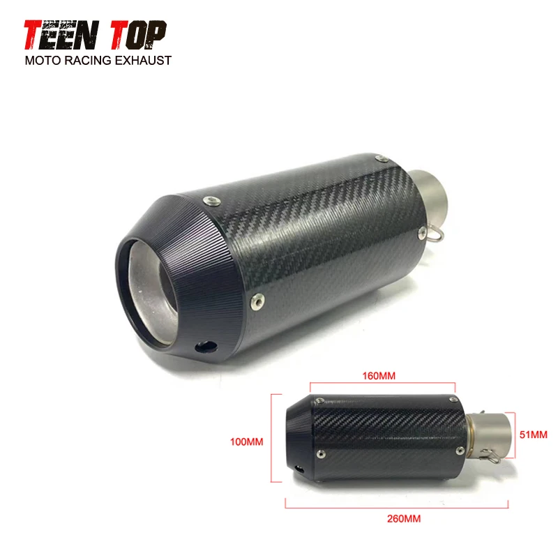 Universal Motorcycle Exhaust Muffler For Honda GY6 CB190R Forza 300 PCX 150 PCX125 Exhaust Elbow 51mm Modified Silencer 250CC
Universal Motorcycle Exhaust Muffler For Honda GY6 CB190R Forza 300 PCX 150 PCX125 Exhaust Elbow 51mm Modified Silencer 250CC