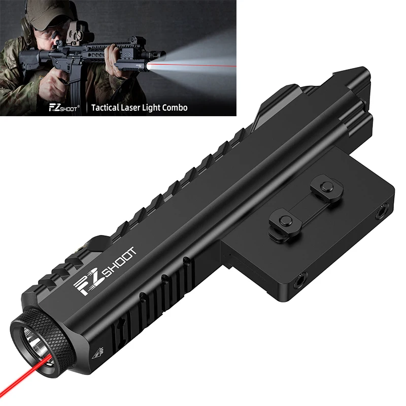 EZshoot 2400 Lumens Tactical Flashlight Rifle Light Red Laser Sight Combo Rechargeable Compatible with Picatinny and M-Rail
EZshoot 2400 Lumens Tactical Flashlight Rifle Light Red Laser Sight Combo Rechargeable Compatible with Picatinny and M-Rail