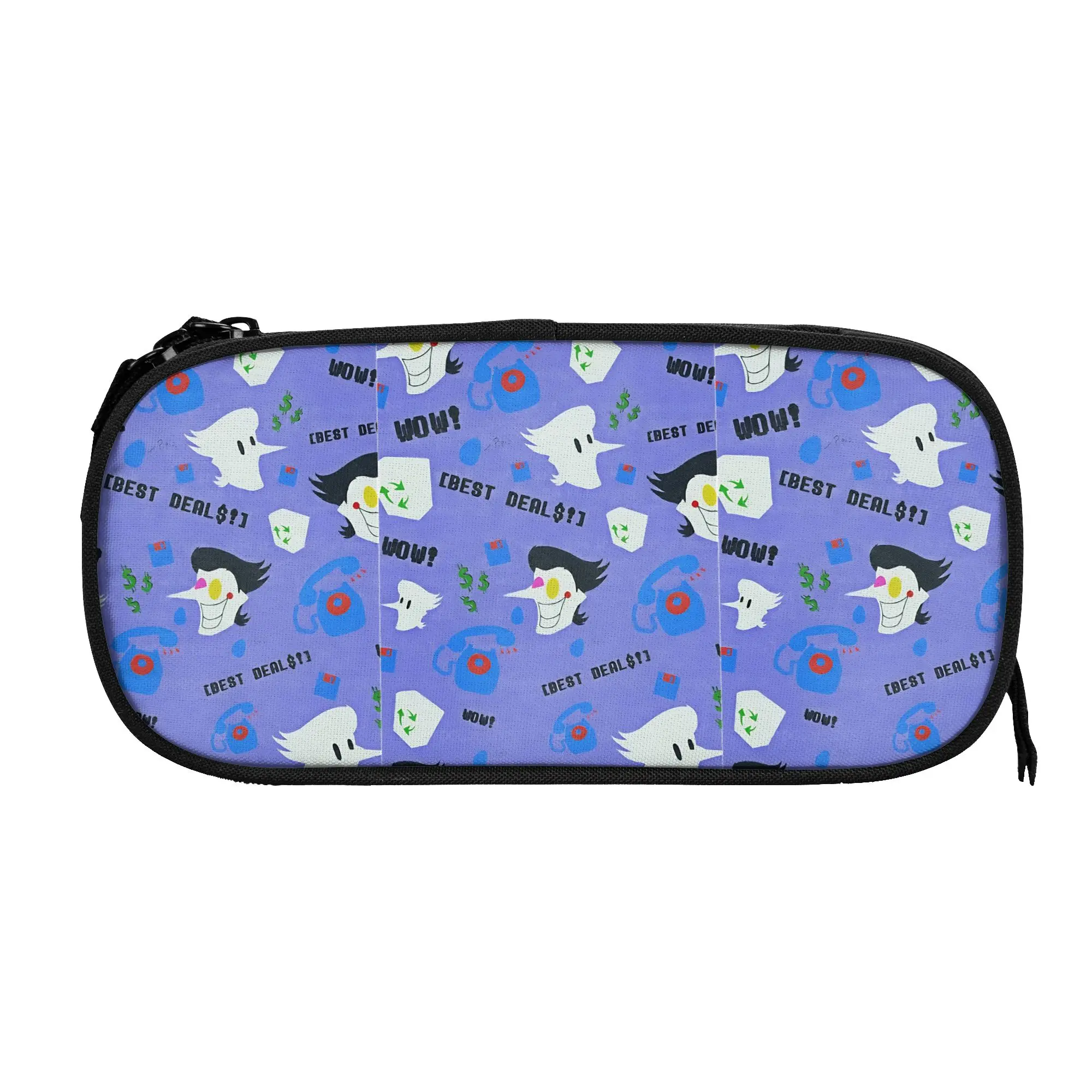 1 piece Stylish Retro Salesman Character Pattern Pencil Case Student Pen Bag Deltarune Office Stationery Bag
1 piece Stylish Retro Salesman Character Pattern Pencil Case Student Pen Bag Deltarune Office Stationery Bag