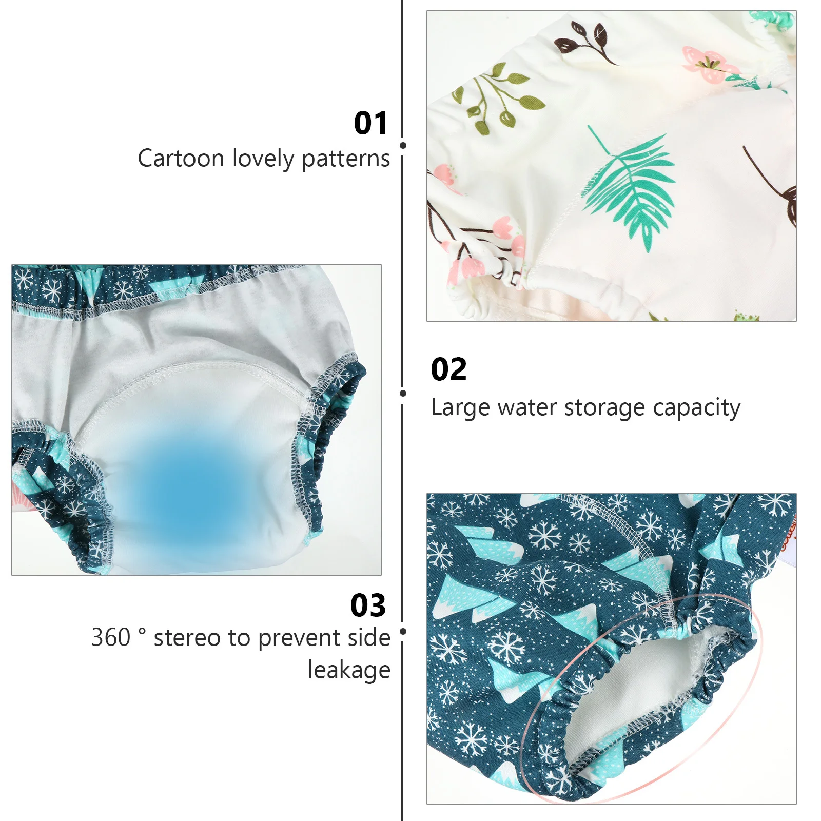 2Pcs Baby Training Pants Waterproof Washable Soft Infant Gauze Nappy Toddler Learning Pants Baby Cotton Diaper Reusable Infant
2Pcs Baby Training Pants Waterproof Washable Soft Infant Gauze Nappy Toddler Learning Pants Baby Cotton Diaper Reusable Infant