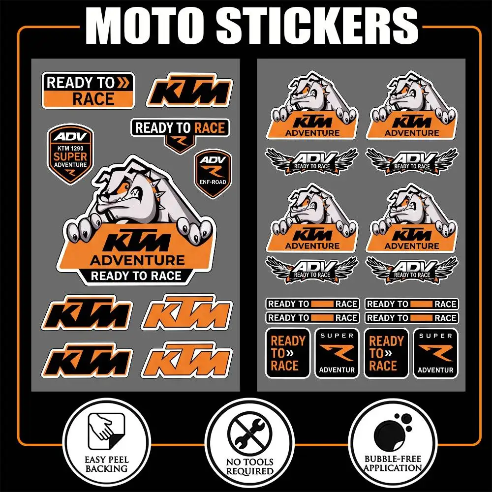for KTM Waterproof Reflective Scratch Cover Sticker Universal Decor Decal For Car Motorcycle Helmet Refrigerator
for KTM Waterproof Reflective Scratch Cover Sticker Universal Decor Decal For Car Motorcycle Helmet Refrigerator