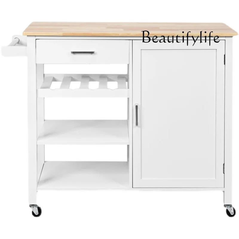 Kitchen Cooking Zhongdao Table Mobile Multi-Functional Household Open Marble Solid Wood Sideboard
Kitchen Cooking Zhongdao Table Mobile Multi-Functional Household Open Marble Solid Wood Sideboard