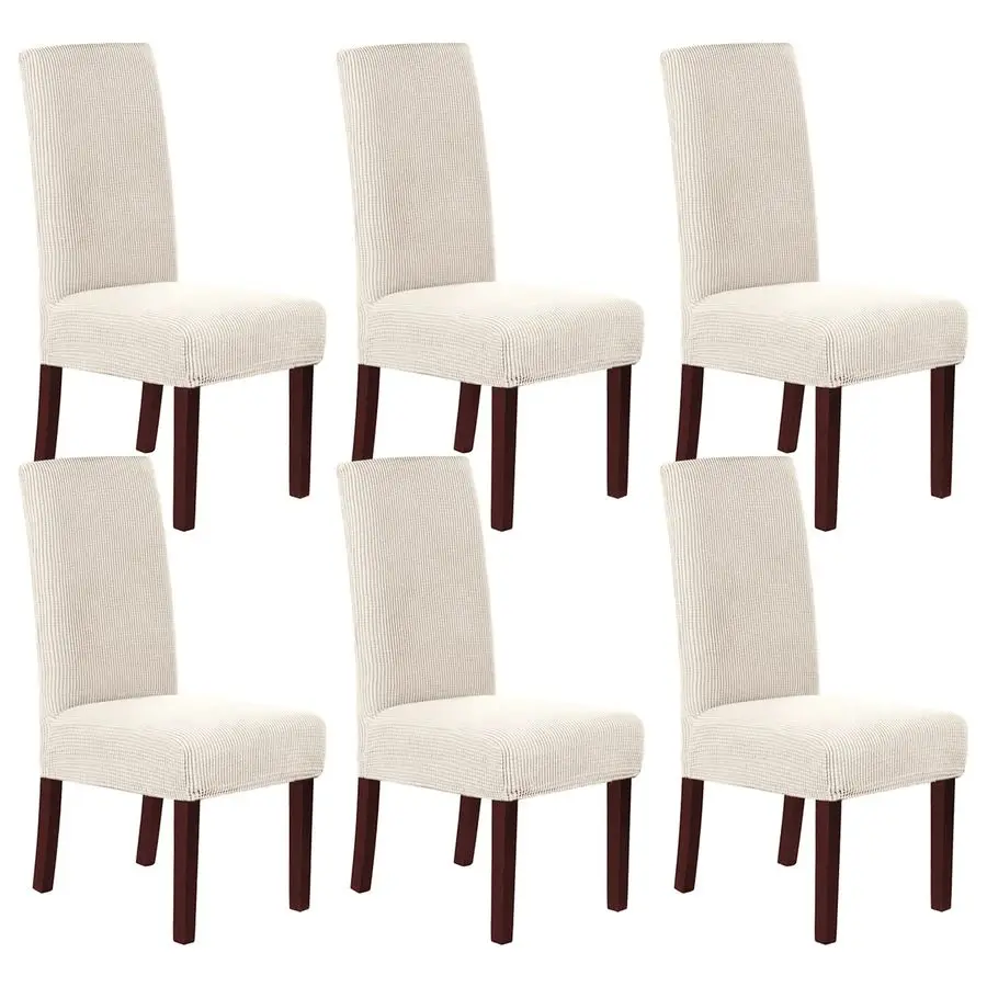 Набор из 6 эластичных чехлов для обеденных стульев, чехлы-накидки для стульев Parsons, защитные чехлы для стульев в столовую, с функцией защиты от грязи.
Набор из 6 эластичных чехлов для обеденных стульев, чехлы-накидки для стульев Parsons, защитные чехлы для стульев в столовую, с функцией защиты от грязи.