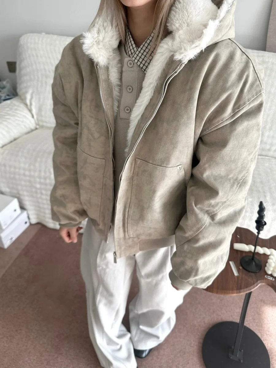 Ретро-куртка в американском стиле из теплого хлопка, свободного кроя, для молодежи, повседневная, для пар, в стиле Cleanfit High Street
Ретро-куртка в американском стиле из теплого хлопка, свободного кроя, для молодежи, повседневная, для пар, в стиле Cleanfit High Street