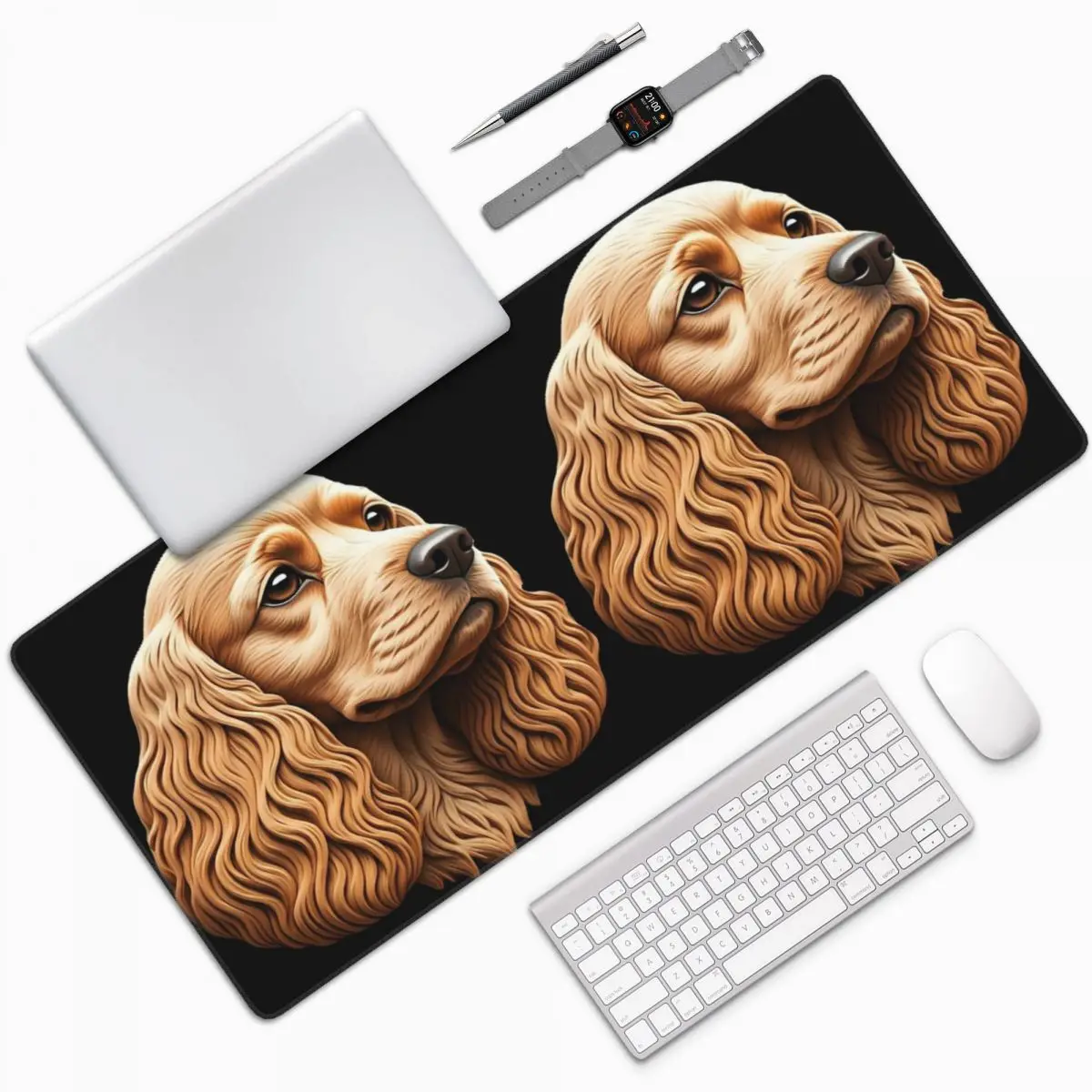 American Cocker Spaniel Dog Animal Large Mouse Pad Computer Keyboard Mouse Mat Gaming PC Desk Mat Office Accessories Table Mats
American Cocker Spaniel Dog Animal Large Mouse Pad Computer Keyboard Mouse Mat Gaming PC Desk Mat Office Accessories Table Mats