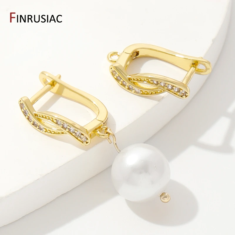 18K Gold Plated Brass Shvenzy Fixtures Earring Hooks Accessories For DIY Needlework Dangle Ear Wire Jewelry Making Supplies
18K Gold Plated Brass Shvenzy Fixtures Earring Hooks Accessories For DIY Needlework Dangle Ear Wire Jewelry Making Supplies