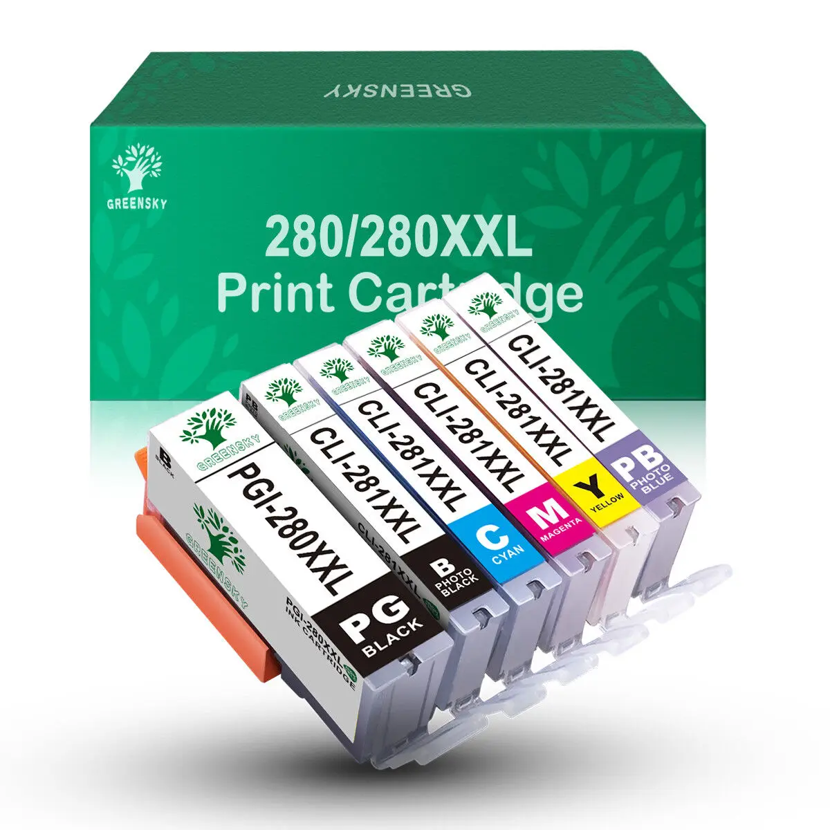 6PK PGI-280 XXL CLI-281 XXL Ink Cartridges For Canon PIXMA TS8120 TS9120 TS8220
6PK PGI-280 XXL CLI-281 XXL Ink Cartridges For Canon PIXMA TS8120 TS9120 TS8220