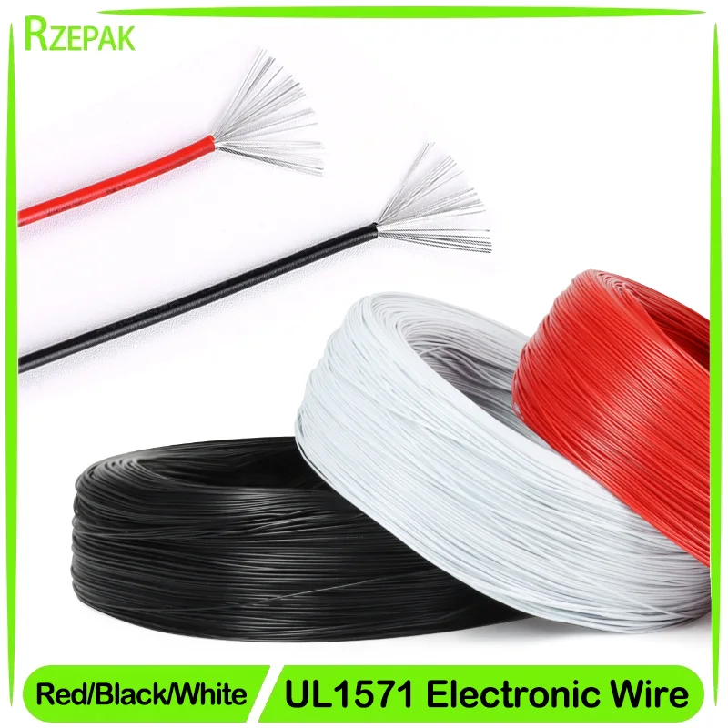 Red/Black/White UL1571 Electronic Wire Flexible Cable 32~16AWG PVC Insulated Tin-plated Copper Environmental LED Line DIY Cord
Red/Black/White UL1571 Electronic Wire Flexible Cable 32~16AWG PVC Insulated Tin-plated Copper Environmental LED Line DIY Cord