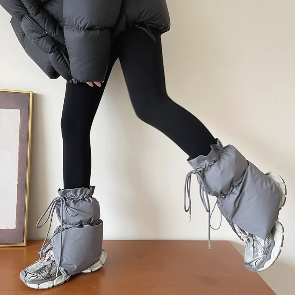 New Thick Leg Warmer Drawstring Adjustable Foot Cover Padded Puffer Split Boot Cuffs Winter
New Thick Leg Warmer Drawstring Adjustable Foot Cover Padded Puffer Split Boot Cuffs Winter