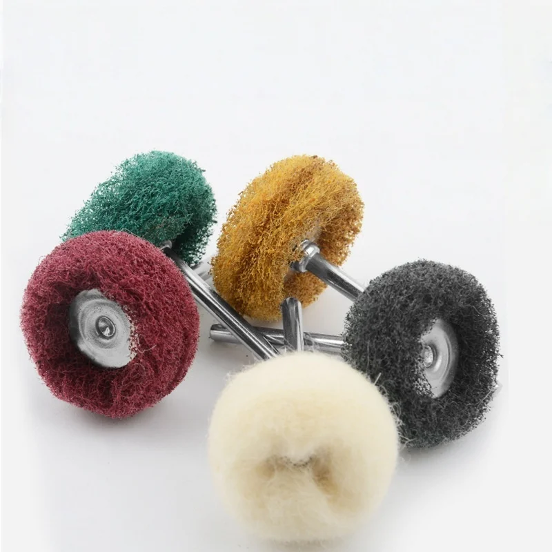 4Pcs Nylon Grinding Brush, Handle Less Rubber Wire Wheel, Fiber Grinding Head, Suitable for Rotary Tool Accessories
4Pcs Nylon Grinding Brush, Handle Less Rubber Wire Wheel, Fiber Grinding Head, Suitable for Rotary Tool Accessories