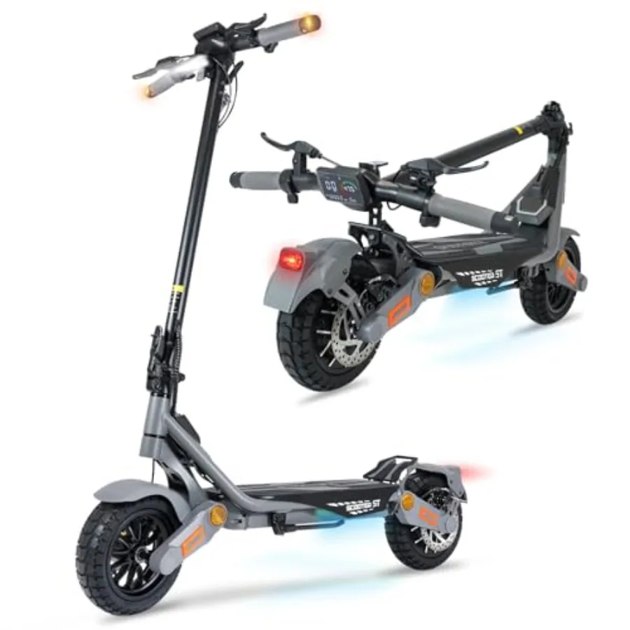 Electric Scooter for Adults: Off-Road Commuter Use, Aluminum Alloy Frame, Black, 5600W Motor, 46 MPH Top Speed, 27Ah Battery, 1
Electric Scooter for Adults: Off-Road Commuter Use, Aluminum Alloy Frame, Black, 5600W Motor, 46 MPH Top Speed, 27Ah Battery, 1