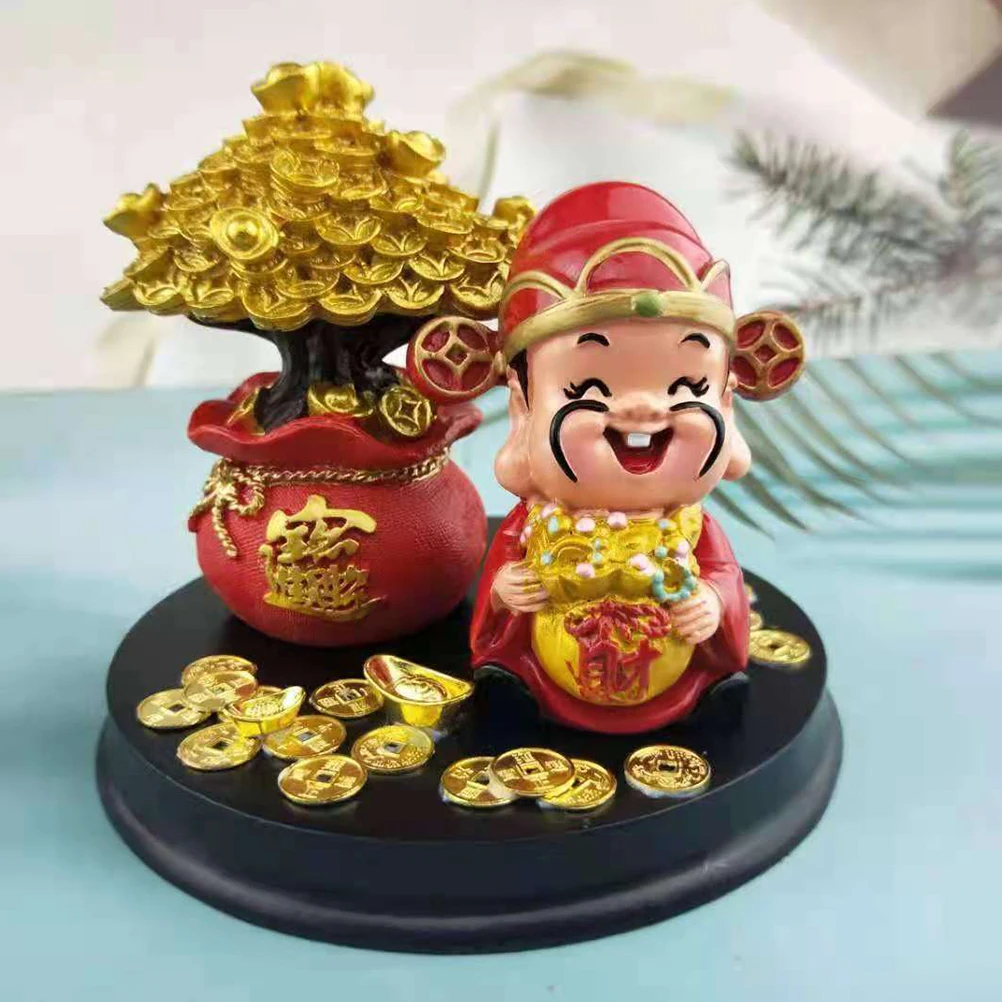 Bonsai God of Wealth Ornament Office Wreath Wooden Figurine Decorative Ornaments
Bonsai God of Wealth Ornament Office Wreath Wooden Figurine Decorative Ornaments