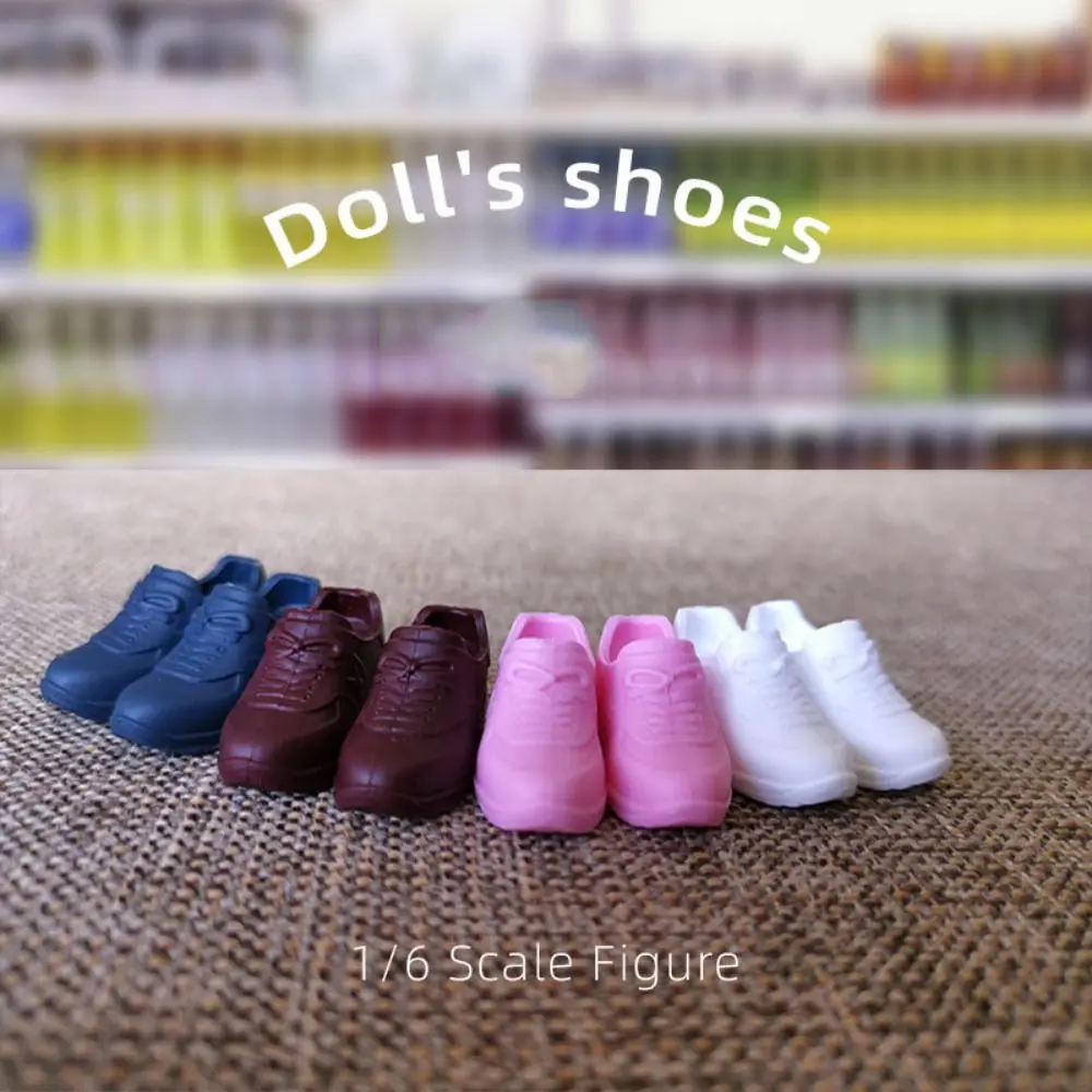 Round Toe 30cm Doll Sneakers Solid Color Sneakers 1/6 Doll Shoes Cute Mini PVC Doll Casual Shoes 2cm Fit for Foot Length 2cm
Round Toe 30cm Doll Sneakers Solid Color Sneakers 1/6 Doll Shoes Cute Mini PVC Doll Casual Shoes 2cm Fit for Foot Length 2cm