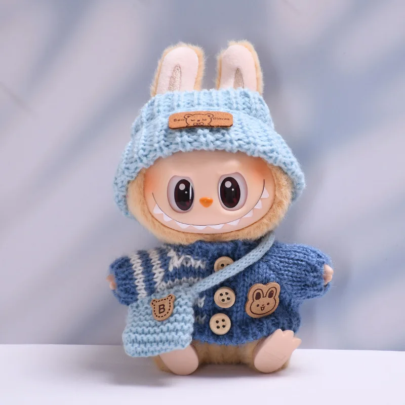 For 15-17 cm Labubu Clothes Outfit Labubu Sitting Party Bear Label Scarf Hat Dolls labubu Accessories Cute Decoration Gifts
For 15-17 cm Labubu Clothes Outfit Labubu Sitting Party Bear Label Scarf Hat Dolls labubu Accessories Cute Decoration Gifts