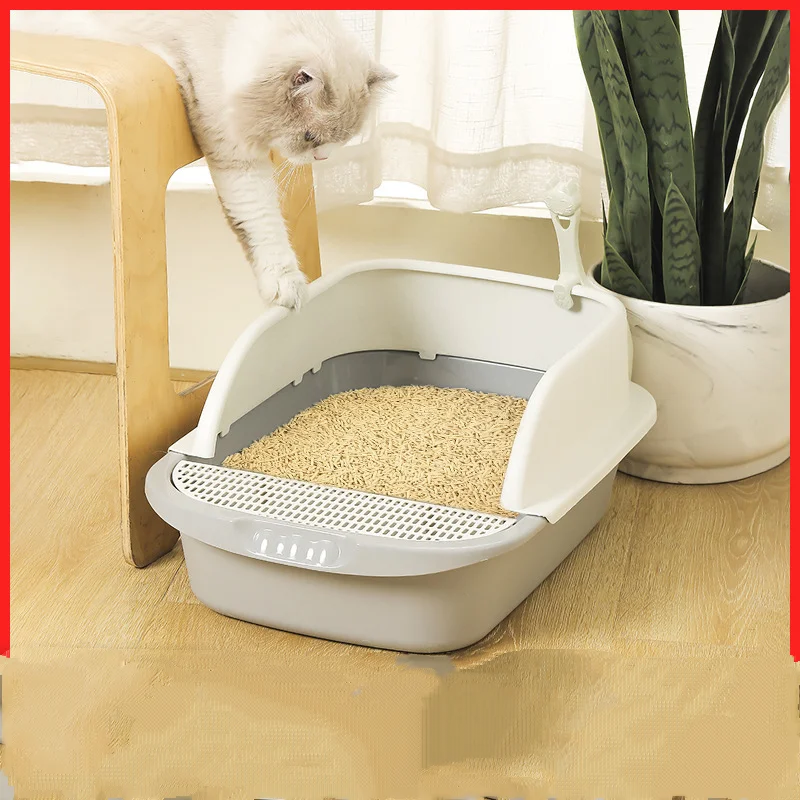 Large Cat Litter Box Anti-Splash Semi-Enclosed Cat Toilet Deodorant Kitten Toilet Can Put Removable Pet Supplies
Large Cat Litter Box Anti-Splash Semi-Enclosed Cat Toilet Deodorant Kitten Toilet Can Put Removable Pet Supplies