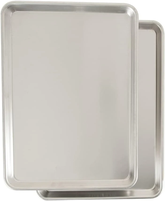 Naturals Half Sheet - Made Aluminum Commercial Quality Sheet Pan for Baking or Roasting, Encapsulated Galvanized
Naturals Half Sheet - Made Aluminum Commercial Quality Sheet Pan for Baking or Roasting, Encapsulated Galvanized