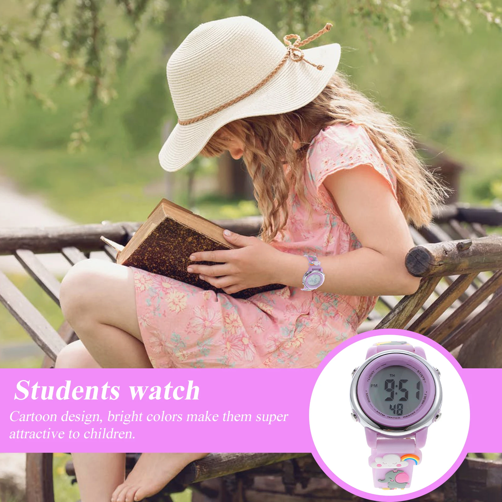Cartoon Strap Digital Watch For Kids Boys Girls 3-10 Years 30M Waterproof Alarm Clock Comfortable Durable Electronic Watch For
Cartoon Strap Digital Watch For Kids Boys Girls 3-10 Years 30M Waterproof Alarm Clock Comfortable Durable Electronic Watch For