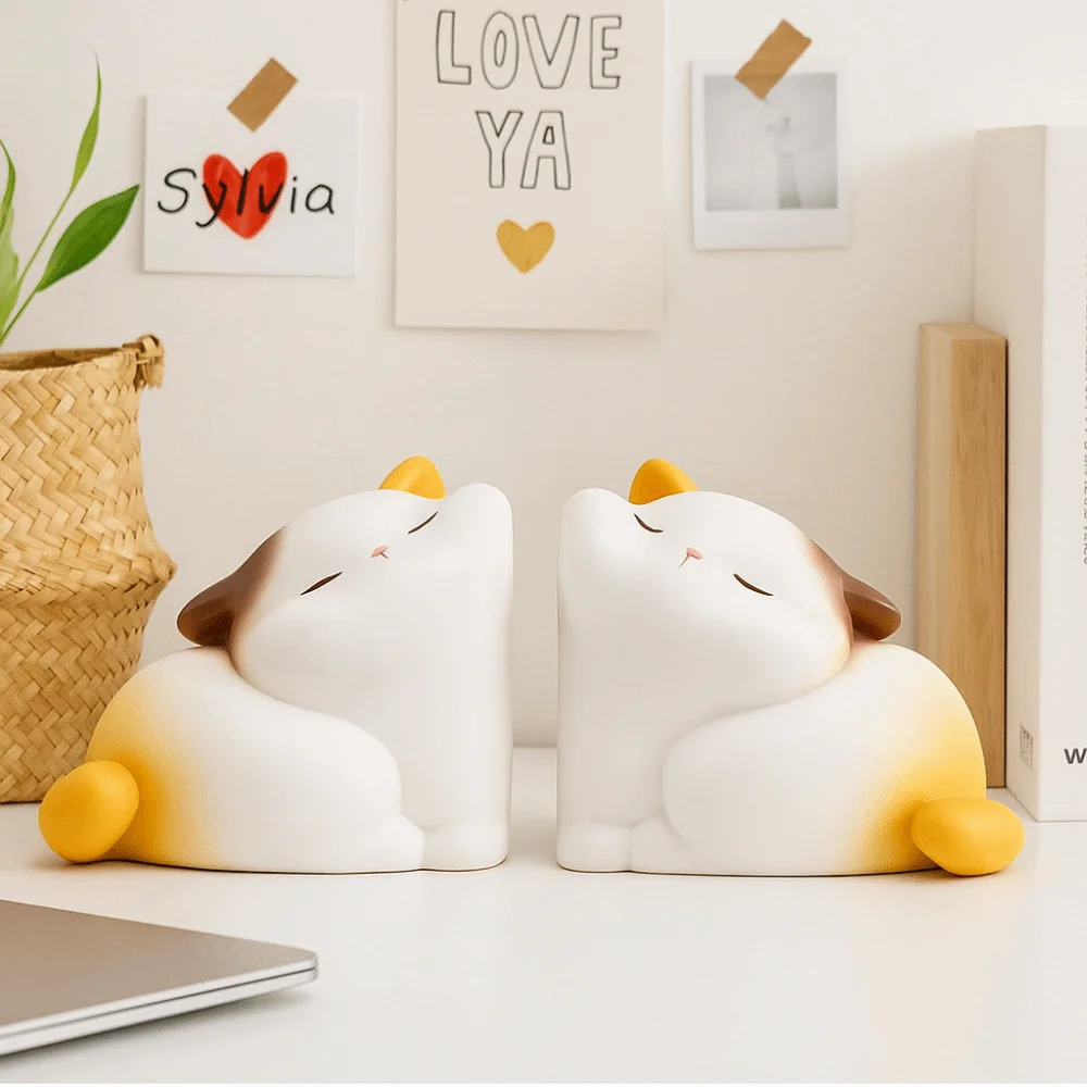 Modern Cat Shaped Kawaii Book Holder Portable Durable Hug Cat Bookshelf Cute Resin Cat Decorative Bookends Living Room Decor
Modern Cat Shaped Kawaii Book Holder Portable Durable Hug Cat Bookshelf Cute Resin Cat Decorative Bookends Living Room Decor