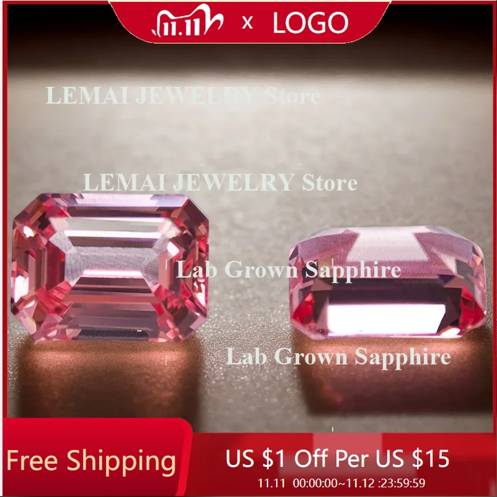 L-Lab Grown Padparadscha Emerald Cut Red Lotus Color Gemstone for DIY Jewelry,collect,gift Selectable AGL Certificate
L-Lab Grown Padparadscha Emerald Cut Red Lotus Color Gemstone for DIY Jewelry,collect,gift Selectable AGL Certificate