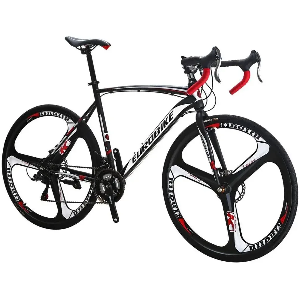 21-Speed 54cm Disc Brake 700C Unisex Road Bicycle with 3 Spoke Wheel
21-Speed 54cm Disc Brake 700C Unisex Road Bicycle with 3 Spoke Wheel