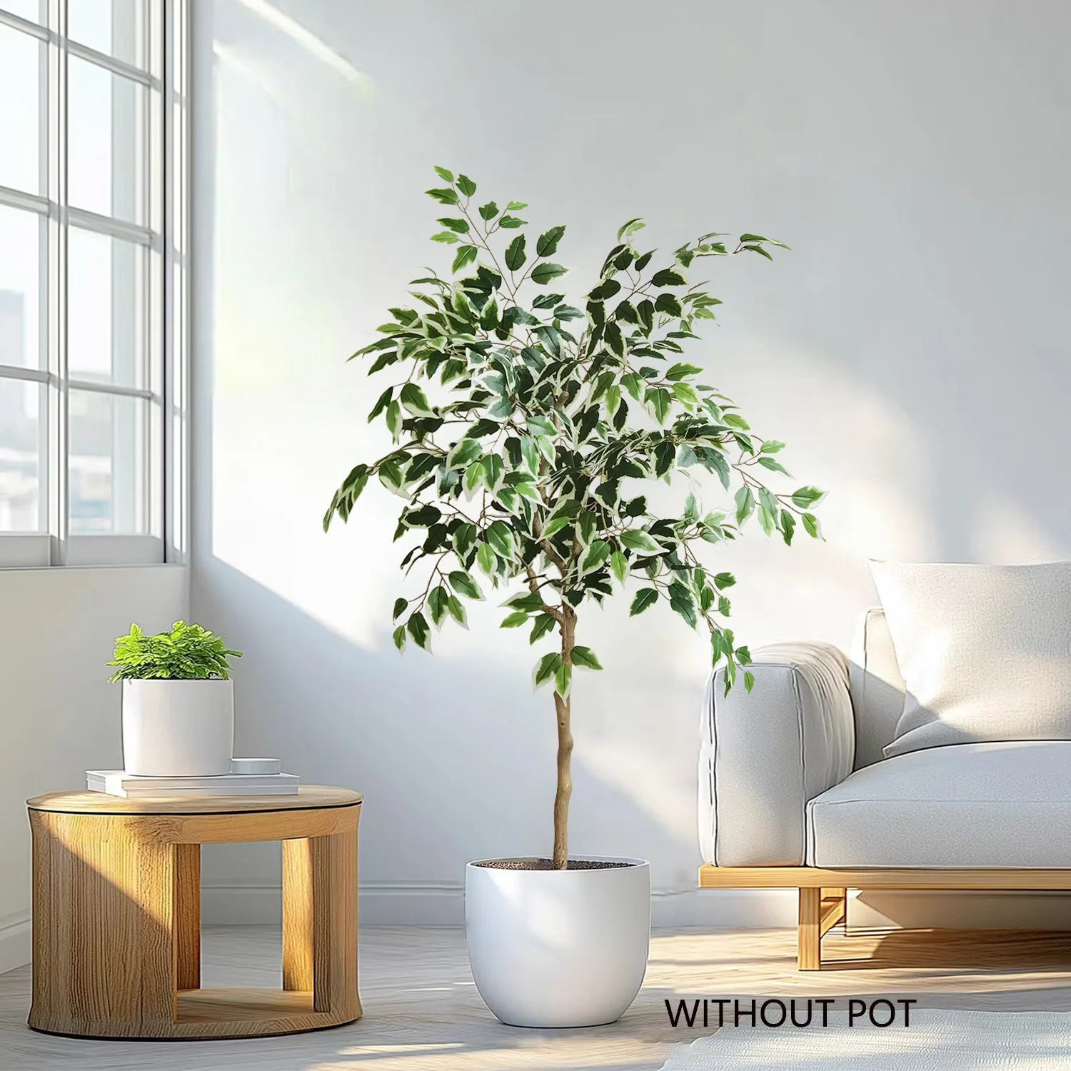 1.7m Artificial White Edge Ficus Tree INS Style Fake Greenery for Home Office Outdoor Decoration,Room Decor No Maintenance
1.7m Artificial White Edge Ficus Tree INS Style Fake Greenery for Home Office Outdoor Decoration,Room Decor No Maintenance