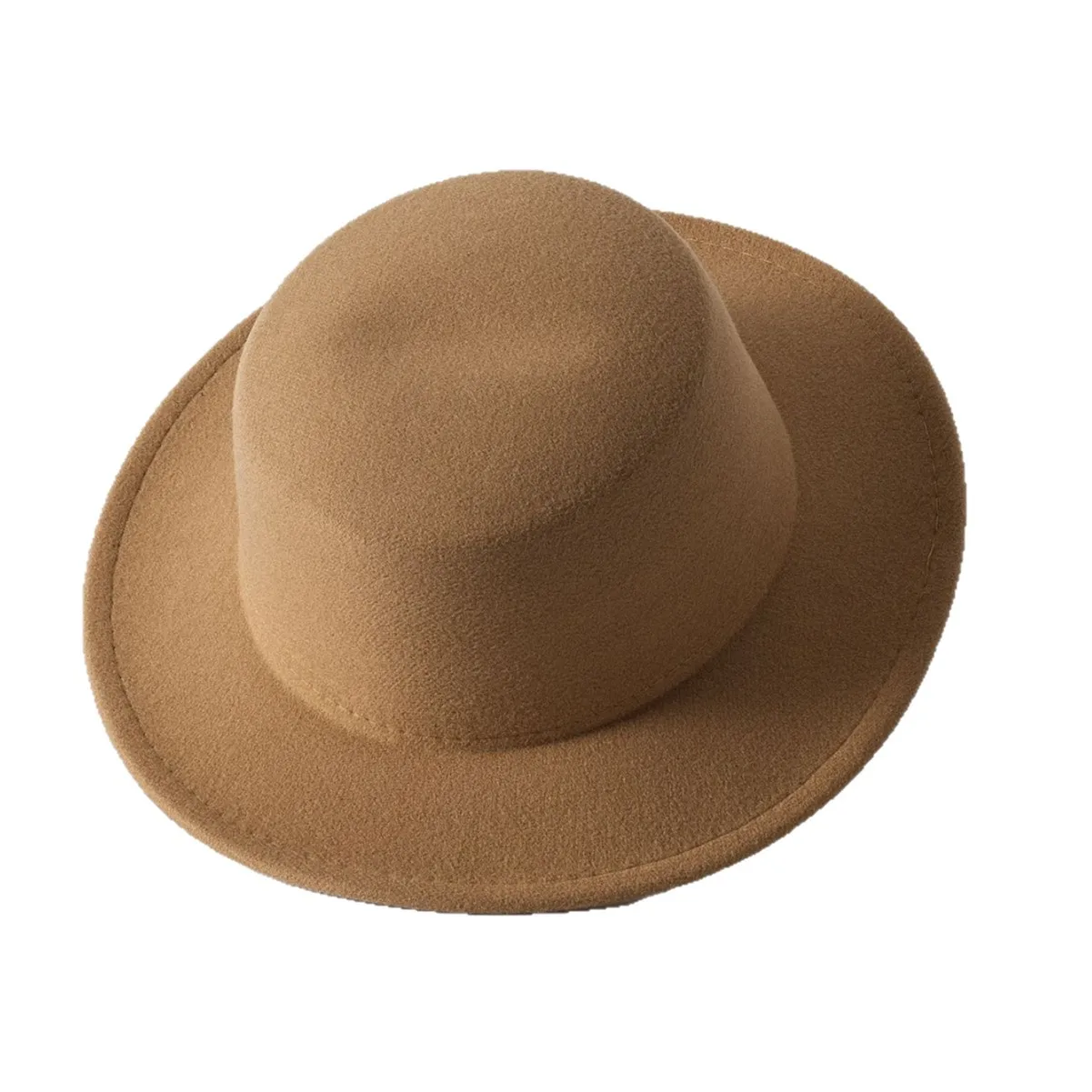 HongLuan Brown Felt Fascinators Hats Luxury Woman & Vintage Fedora Bohemia Cowboy Hat Woman, Flat Wide Brim Party Caps for Man
HongLuan Brown Felt Fascinators Hats Luxury Woman & Vintage Fedora Bohemia Cowboy Hat Woman, Flat Wide Brim Party Caps for Man