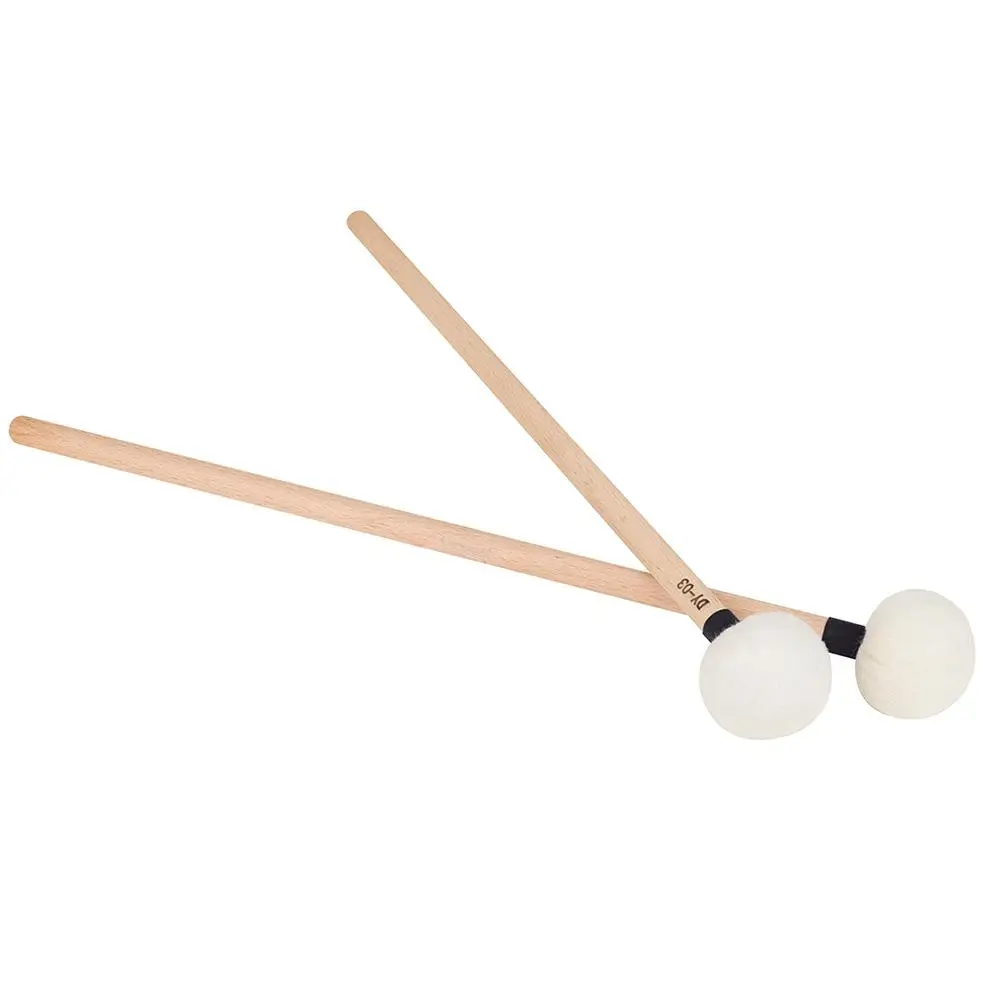 2pcs Felt Drumstick Soft Replacement Timpani Mallet Percussion Instrument Accessories Long Lifespan Sound Quality
2pcs Felt Drumstick Soft Replacement Timpani Mallet Percussion Instrument Accessories Long Lifespan Sound Quality