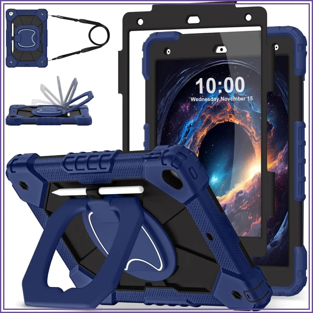 iPad 9th/8th/7th Gen 10.2" Case with Screen Protector, Rotating Stand, Pencil Holder, Heavy Duty Shockproof Cover
iPad 9th/8th/7th Gen 10.2" Case with Screen Protector, Rotating Stand, Pencil Holder, Heavy Duty Shockproof Cover