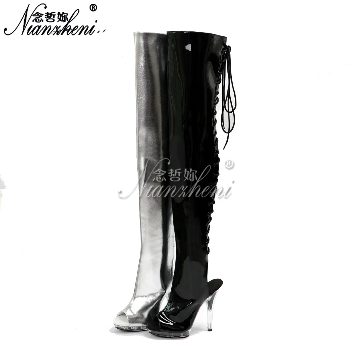 crossdressers fetish 15cm High Heel overknee Long Boots 6 inch Pole Dance shoes Stripper platform sexy Exotic Lace Up Peep Toe
crossdressers fetish 15cm High Heel overknee Long Boots 6 inch Pole Dance shoes Stripper platform sexy Exotic Lace Up Peep Toe