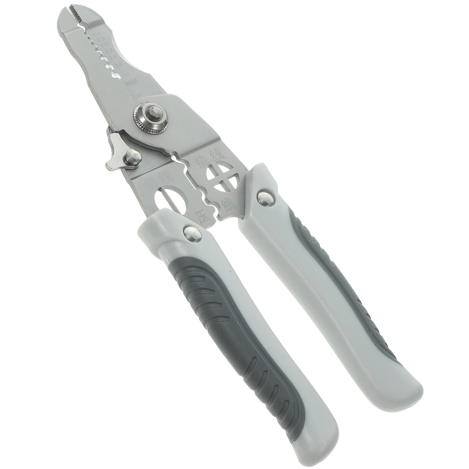 Heavy Duty Stripper Pliers Stainless Steel Multi functional Electrician Wire Stripper Pliers Tool Silver Gray Cable s
Heavy Duty Stripper Pliers Stainless Steel Multi functional Electrician Wire Stripper Pliers Tool Silver Gray Cable s