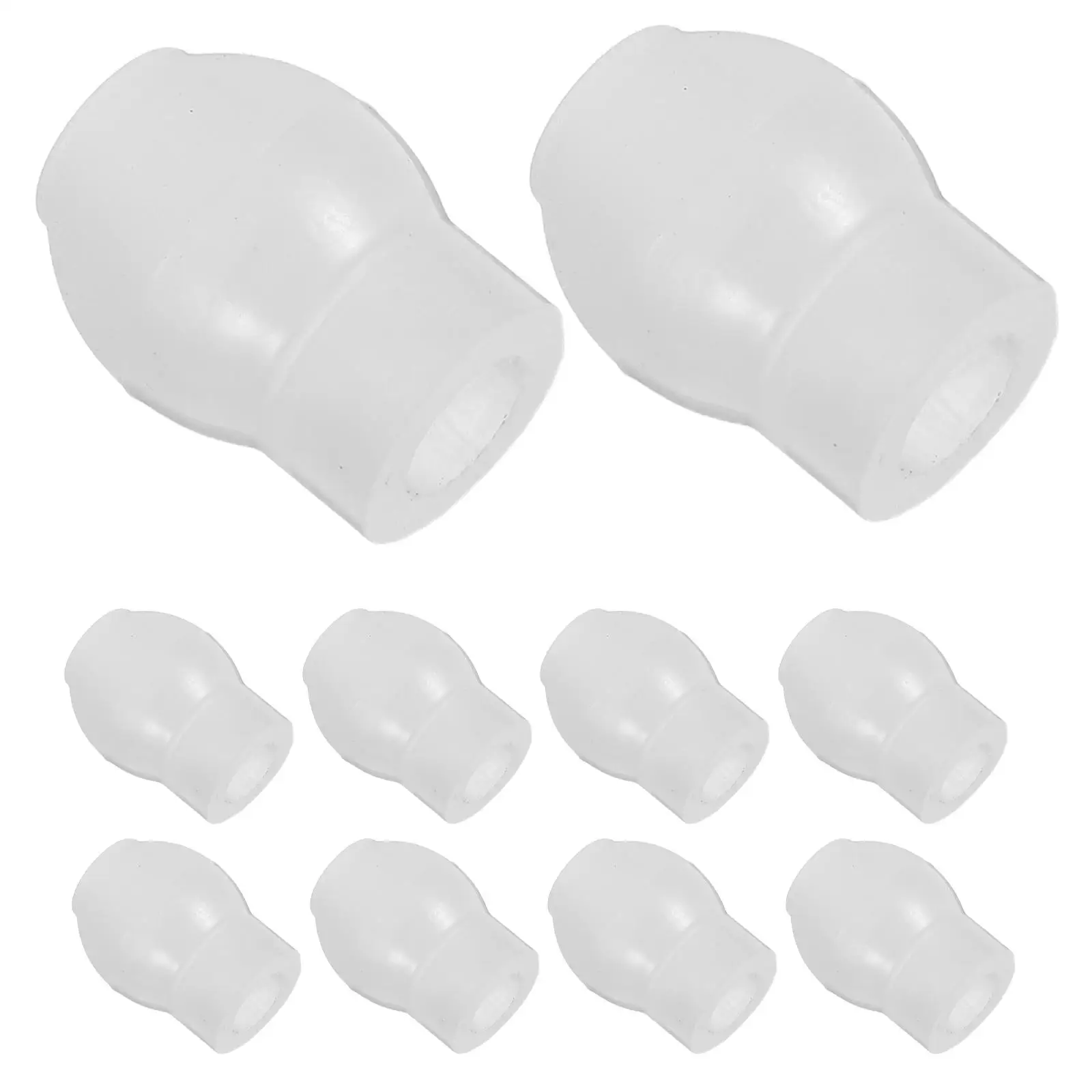 10 Pcs Silicone Stopper Earplugs Soft Tips Reusable Cleaner Wax Remover Stethoscope Pieces Versatile Comfortable
10 Pcs Silicone Stopper Earplugs Soft Tips Reusable Cleaner Wax Remover Stethoscope Pieces Versatile Comfortable