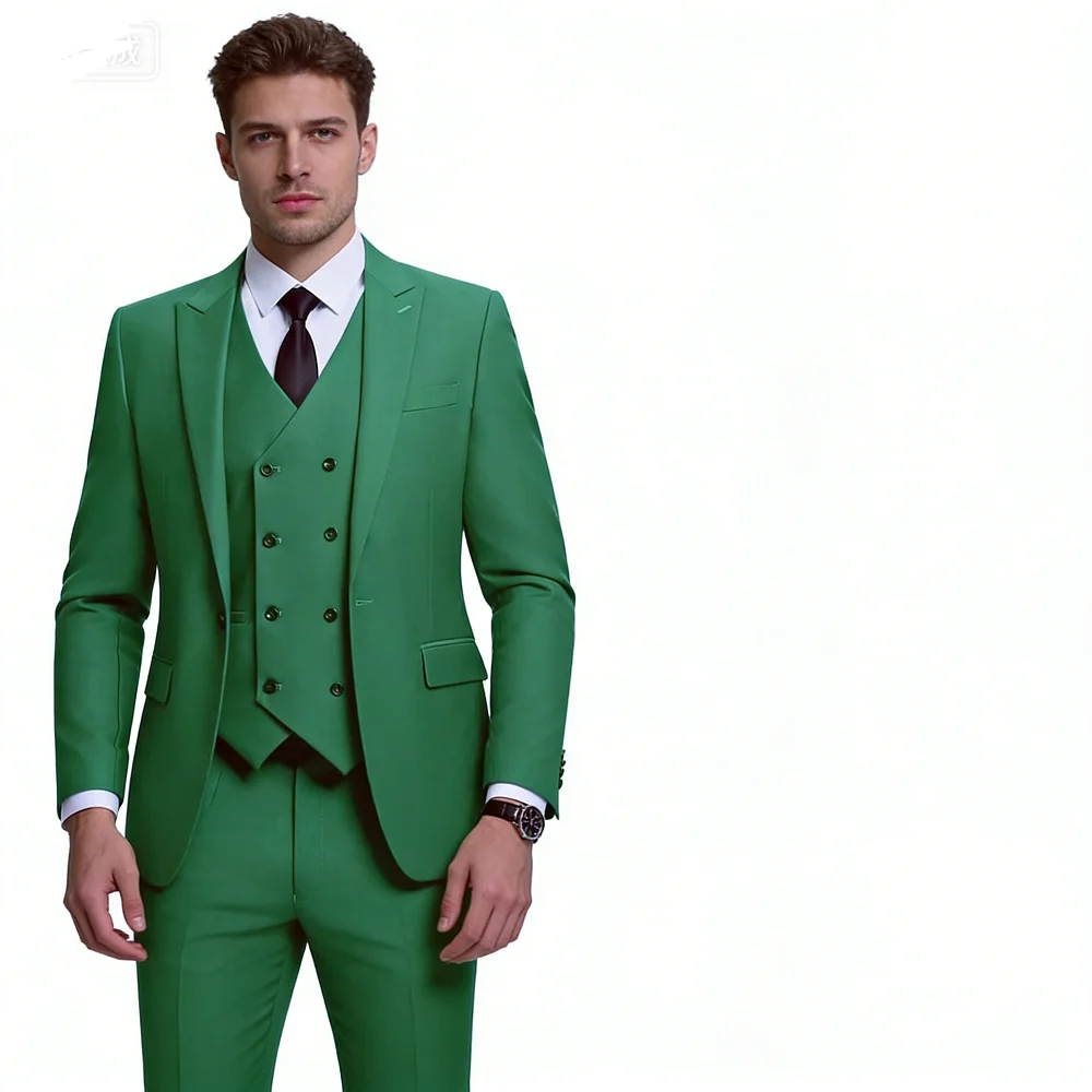 Men's Slim Fit Purple Tuxedo 3-Piece Set Wedding Groom Best Man Trendy Fashion Blazer Vest Pants Marriage Costume
Men's Slim Fit Purple Tuxedo 3-Piece Set Wedding Groom Best Man Trendy Fashion Blazer Vest Pants Marriage Costume