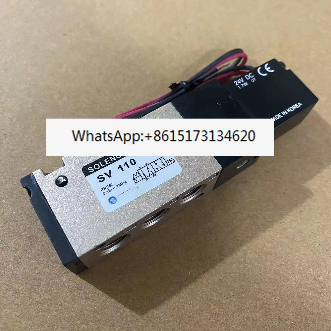 SV110 pneumatic solenoid valve SV110 two-position five-way control valve AC220 DC24 
SV110 pneumatic solenoid valve SV110 two-position five-way control valve AC220 DC24
