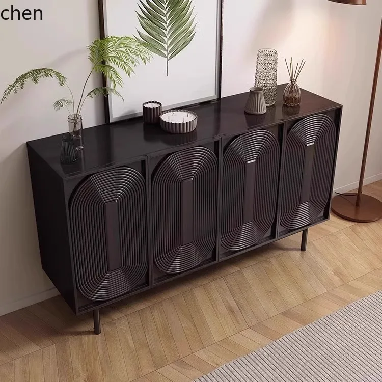 HXL dining side cabinet integrated with wall, living room decoration cabinet simple solid wood storage tea cabinet
HXL dining side cabinet integrated with wall, living room decoration cabinet simple solid wood storage tea cabinet