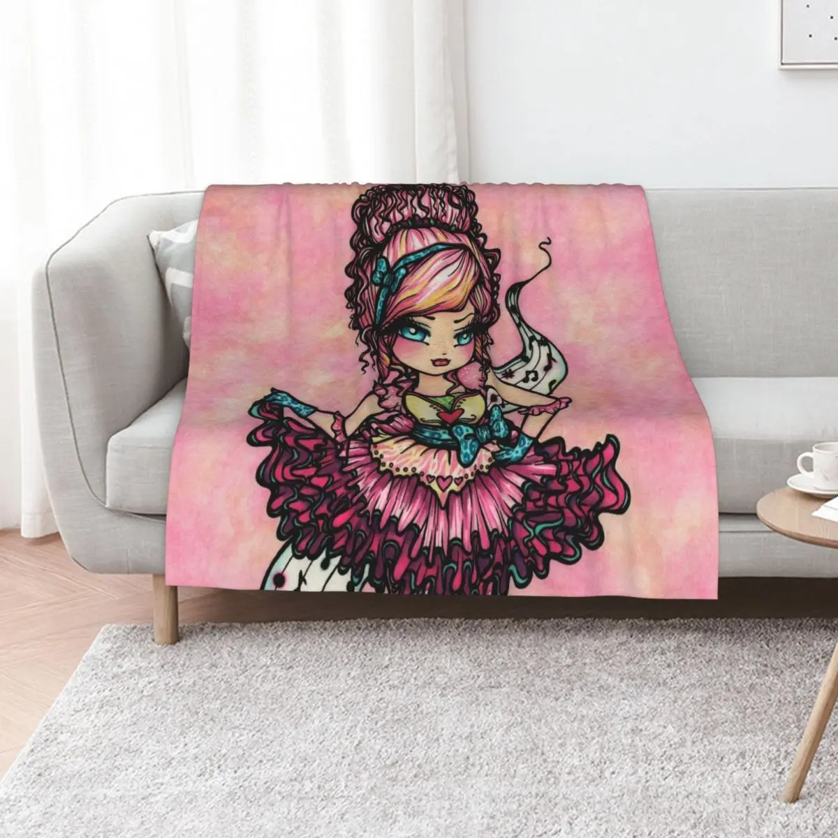 Ballerina Cutie Musical in Pink Fantasy Art Throw Blanket Moving For Baby Plaid on the sofa Flannel Blankets
Ballerina Cutie Musical in Pink Fantasy Art Throw Blanket Moving For Baby Plaid on the sofa Flannel Blankets