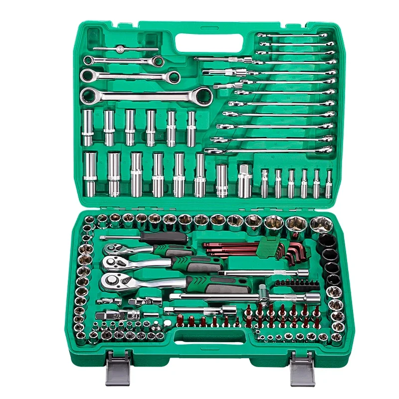 151 Pcs Industrial Repair Complete Mechanics Professional Socket Wrench Set Chrome Vanadium Car Repair Tool Kit
151 Pcs Industrial Repair Complete Mechanics Professional Socket Wrench Set Chrome Vanadium Car Repair Tool Kit