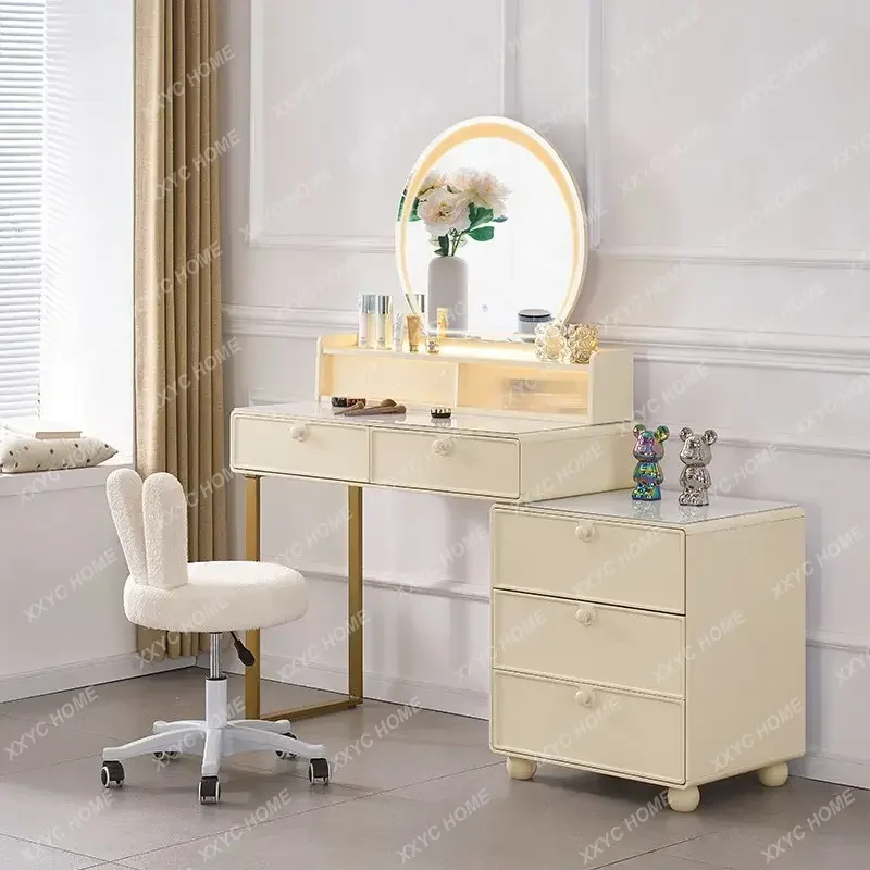 SSLl Light Luxury High Quality Dresser Makeup Table Bedroom Bedside Storage Chest Integrated Rock Slab Advanced
SSLl Light Luxury High Quality Dresser Makeup Table Bedroom Bedside Storage Chest Integrated Rock Slab Advanced